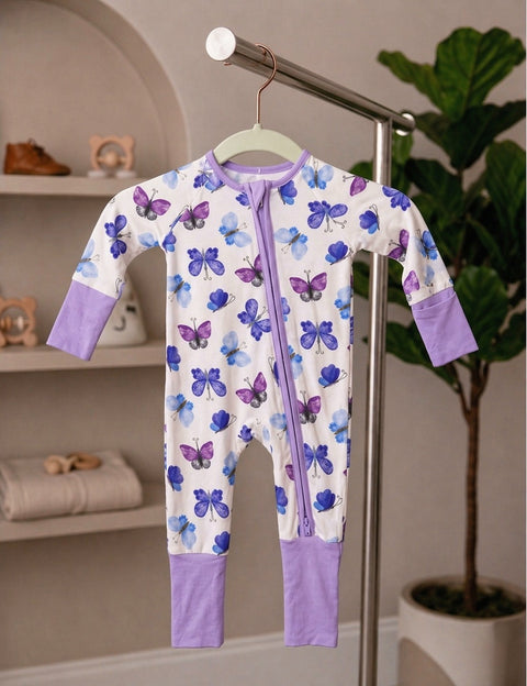 Baby in bamboo pajamas